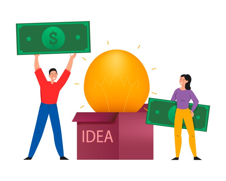Ilustrasi securities crowdfunding untuk membiayai proyek atau mendukung modal bisnis perusahaan
