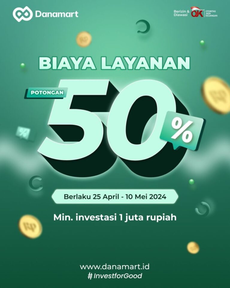 promo diskon biaya layanan 50% dari DanaMart