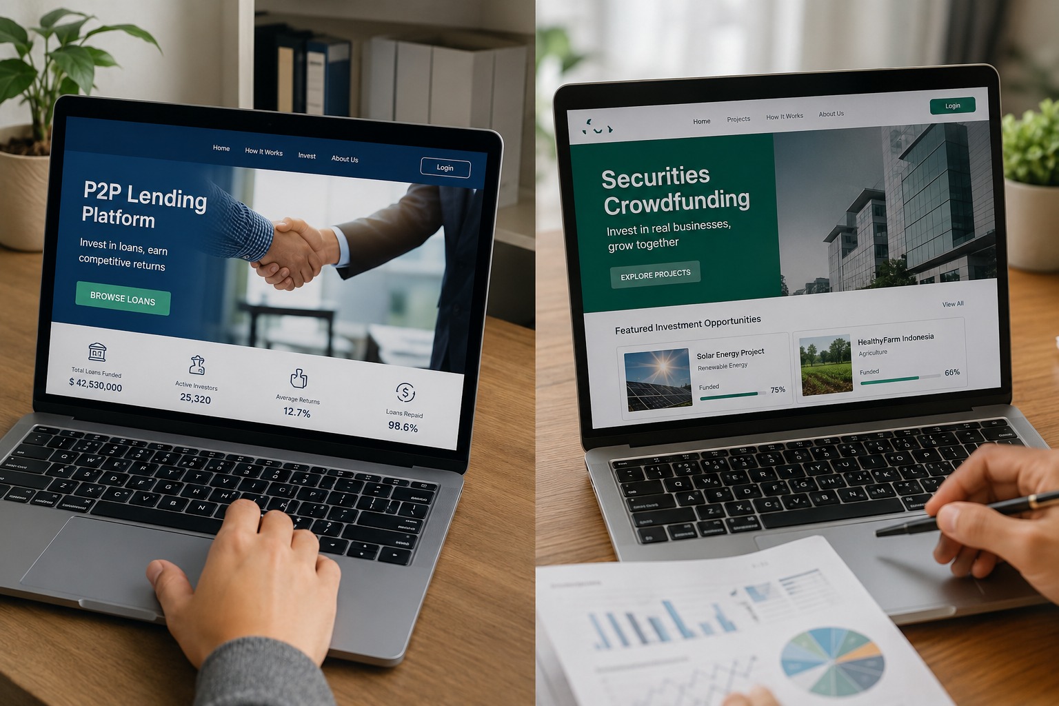 Perbedaan P2P Lending dan Securities Crowdfunding SCF
